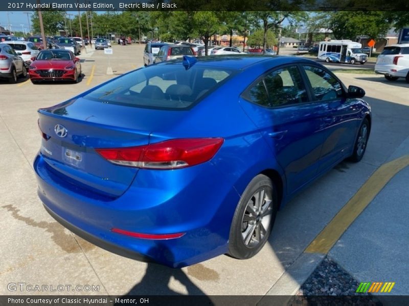 Electric Blue / Black 2017 Hyundai Elantra Value Edition