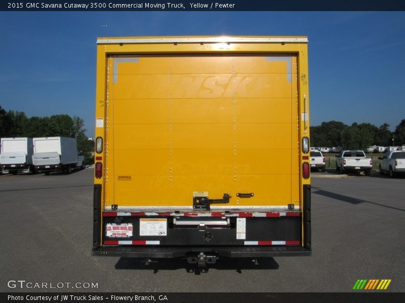 Yellow / Pewter 2015 GMC Savana Cutaway 3500 Commercial Moving Truck