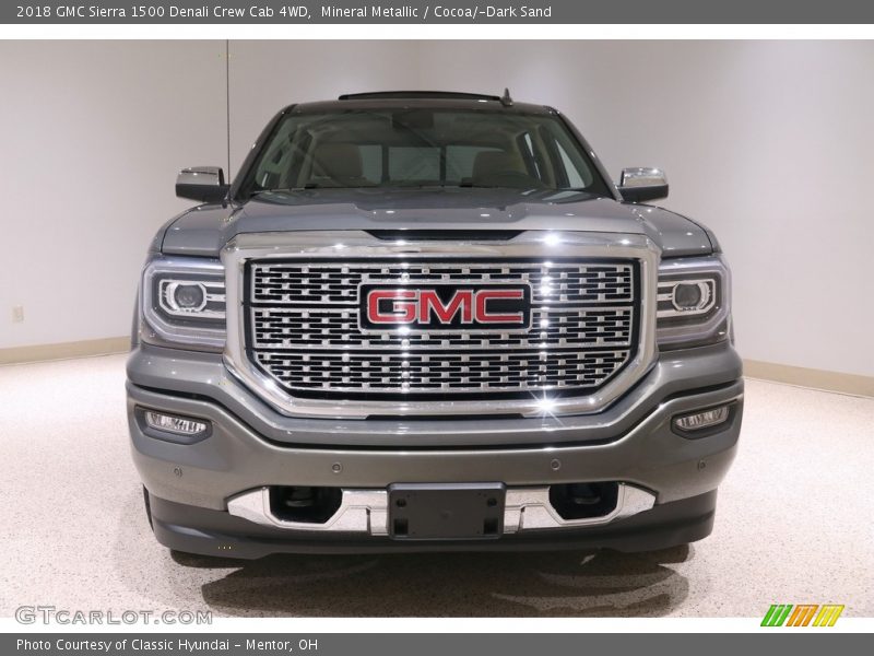 Mineral Metallic / Cocoa/­Dark Sand 2018 GMC Sierra 1500 Denali Crew Cab 4WD