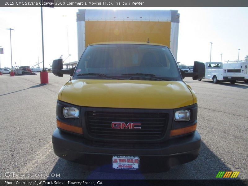 Yellow / Pewter 2015 GMC Savana Cutaway 3500 Commercial Moving Truck