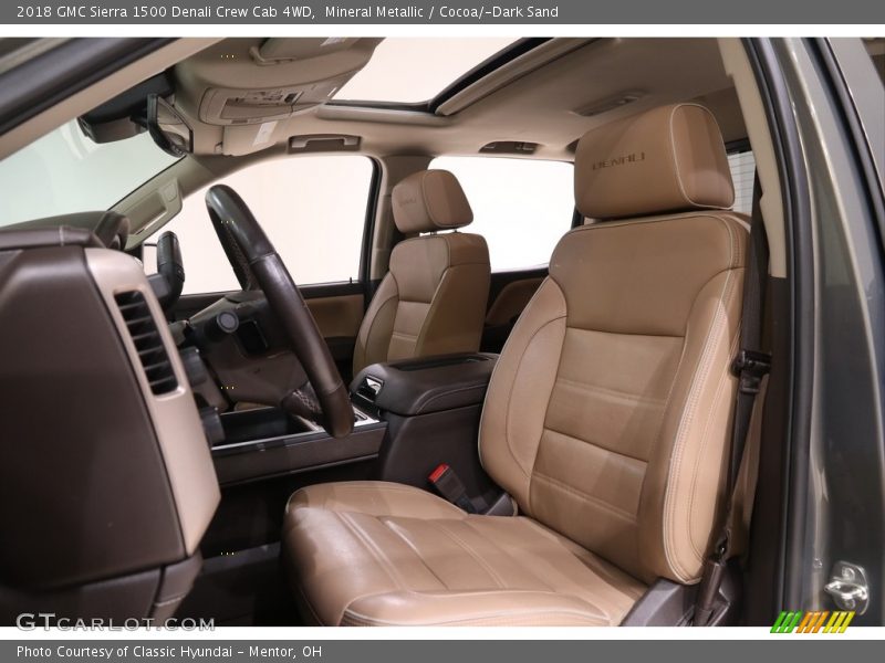 Front Seat of 2018 Sierra 1500 Denali Crew Cab 4WD