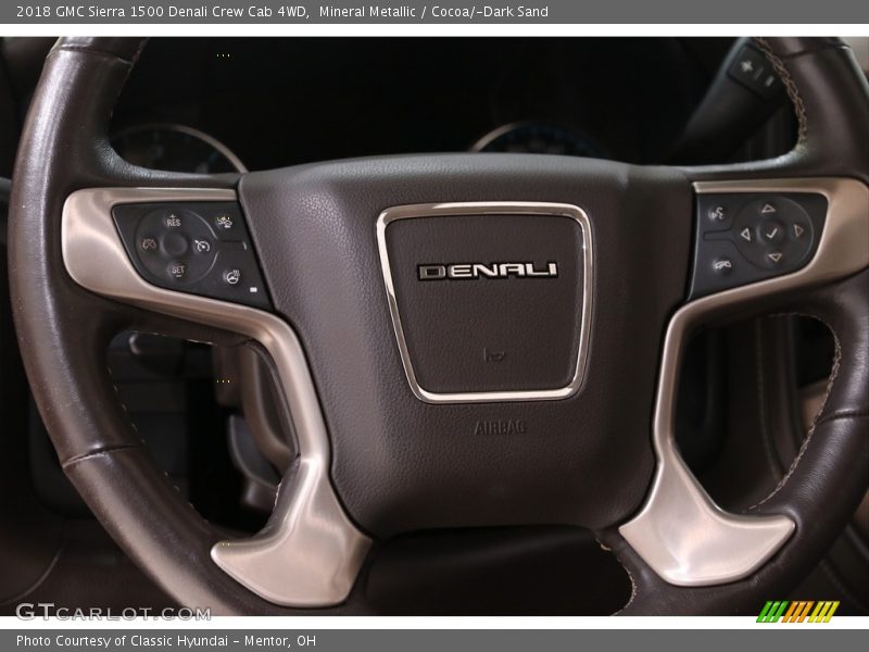  2018 Sierra 1500 Denali Crew Cab 4WD Steering Wheel
