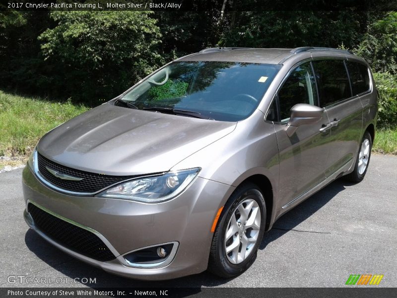 Molten Silver / Black/Alloy 2017 Chrysler Pacifica Touring L