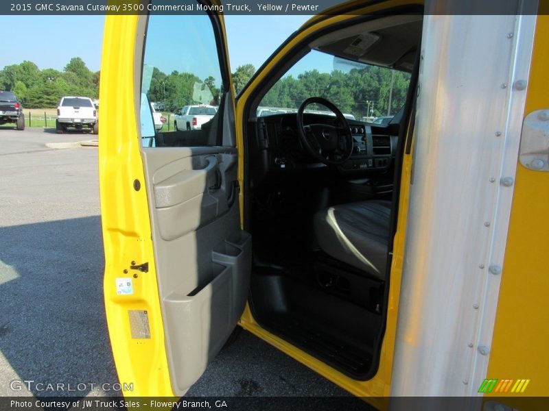 Yellow / Pewter 2015 GMC Savana Cutaway 3500 Commercial Moving Truck