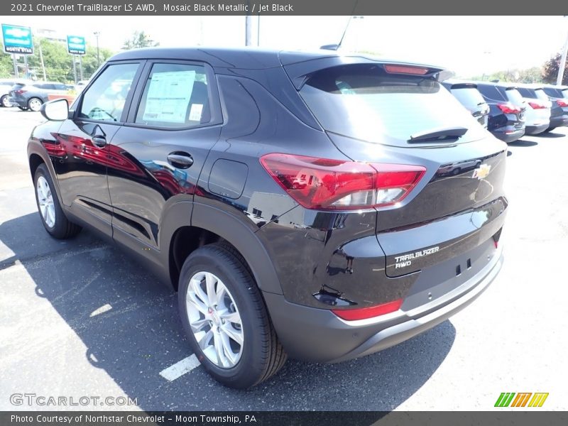 Mosaic Black Metallic / Jet Black 2021 Chevrolet TrailBlazer LS AWD