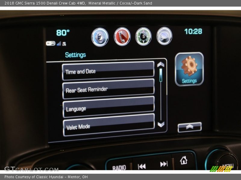 Mineral Metallic / Cocoa/­Dark Sand 2018 GMC Sierra 1500 Denali Crew Cab 4WD