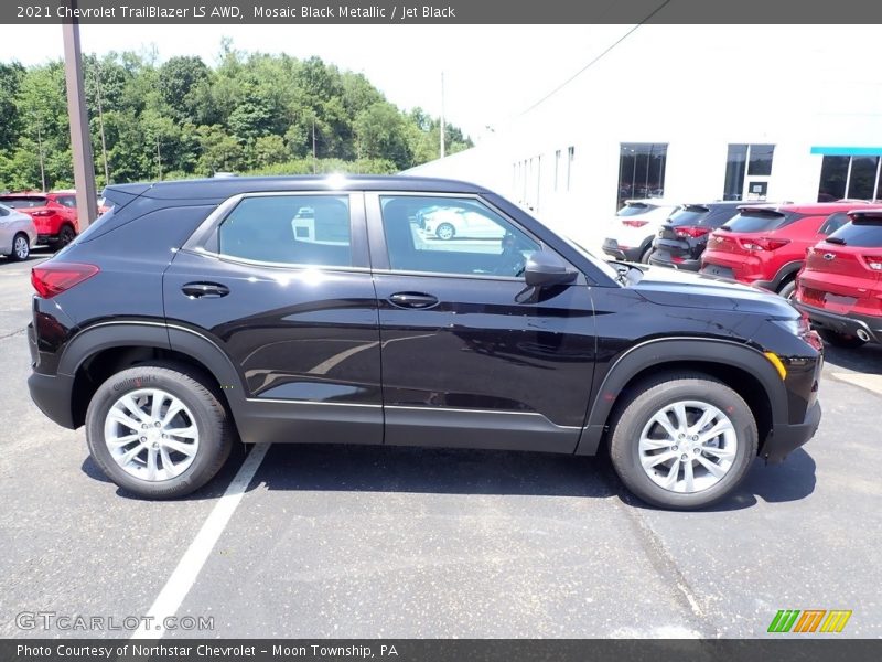 Mosaic Black Metallic / Jet Black 2021 Chevrolet TrailBlazer LS AWD