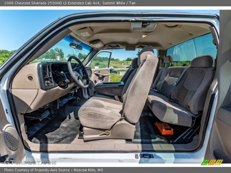 Summit White / Tan 2006 Chevrolet Silverado 2500HD LS Extended Cab 4x4