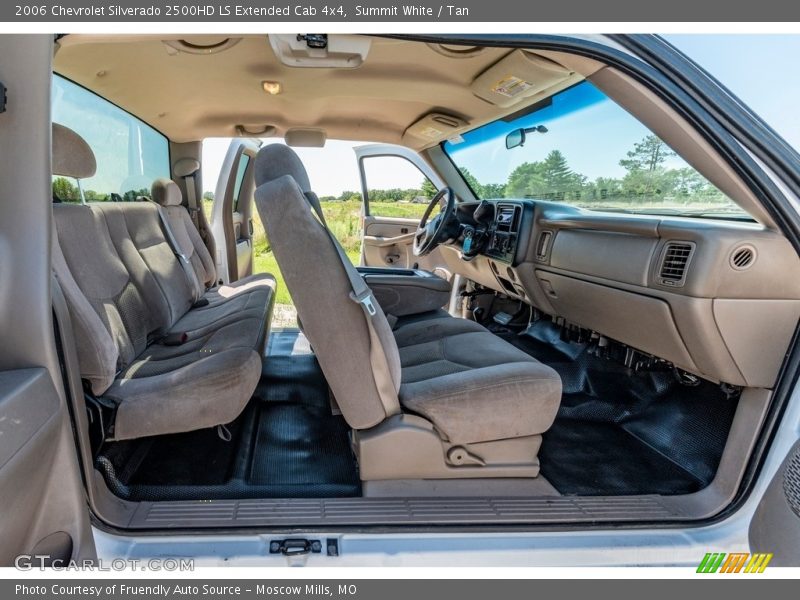 Summit White / Tan 2006 Chevrolet Silverado 2500HD LS Extended Cab 4x4