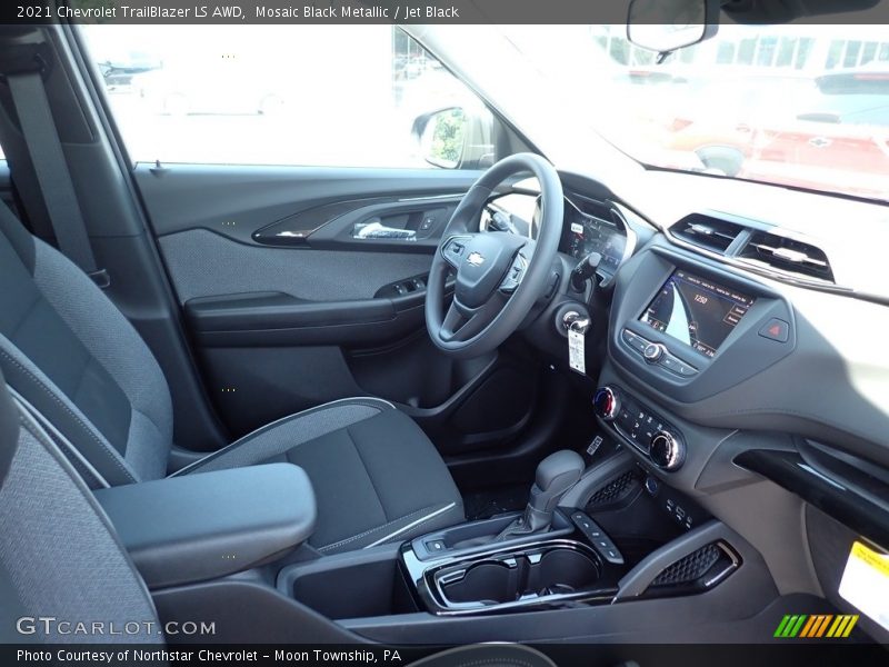 Mosaic Black Metallic / Jet Black 2021 Chevrolet TrailBlazer LS AWD