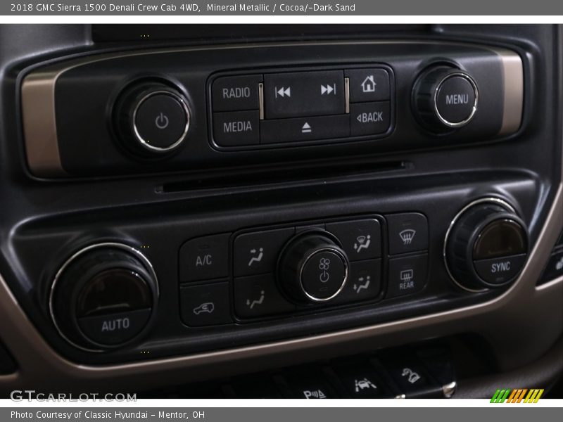 Controls of 2018 Sierra 1500 Denali Crew Cab 4WD