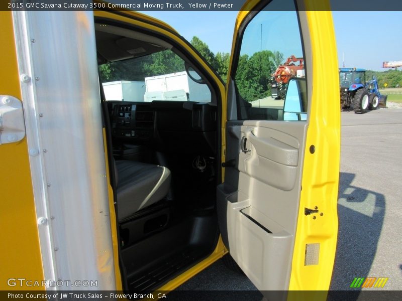 Yellow / Pewter 2015 GMC Savana Cutaway 3500 Commercial Moving Truck