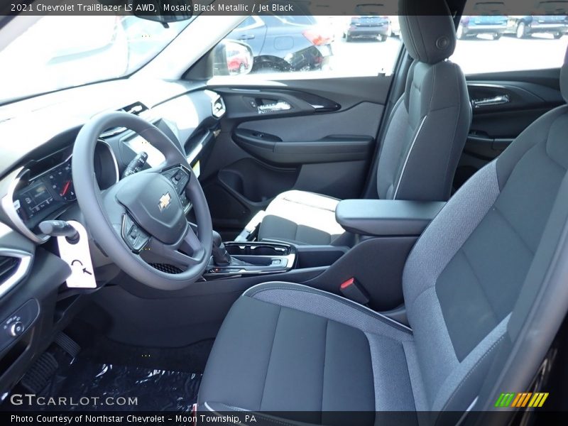 Mosaic Black Metallic / Jet Black 2021 Chevrolet TrailBlazer LS AWD