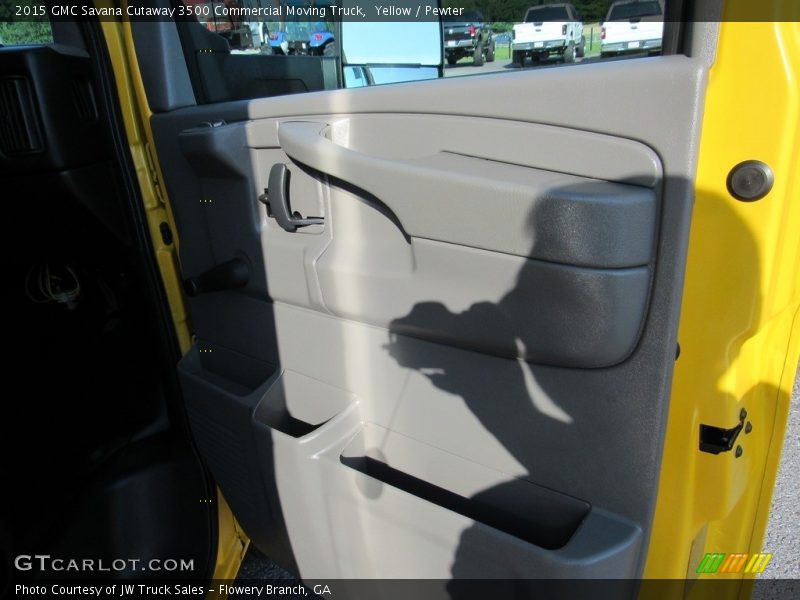 Yellow / Pewter 2015 GMC Savana Cutaway 3500 Commercial Moving Truck