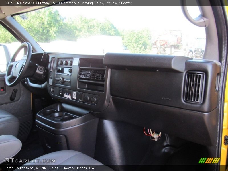 Yellow / Pewter 2015 GMC Savana Cutaway 3500 Commercial Moving Truck