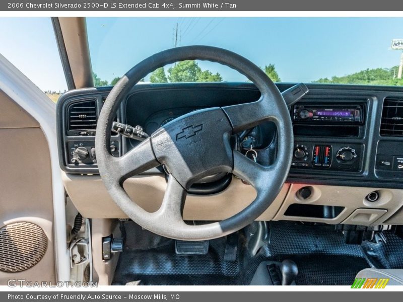 Summit White / Tan 2006 Chevrolet Silverado 2500HD LS Extended Cab 4x4