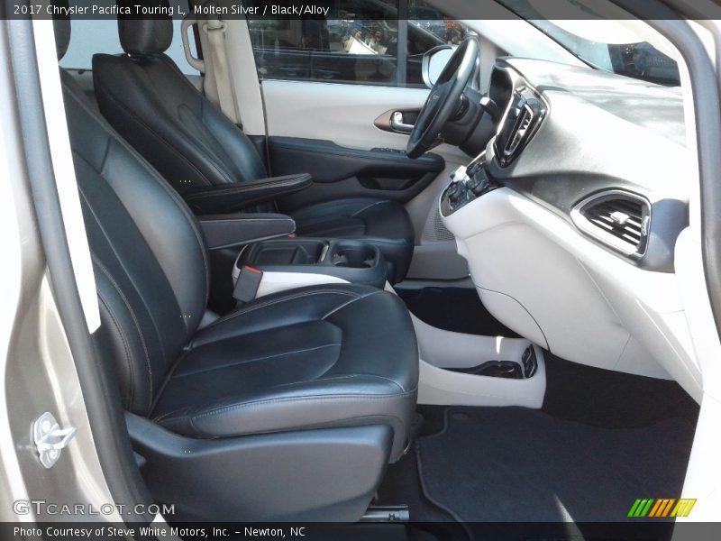 Molten Silver / Black/Alloy 2017 Chrysler Pacifica Touring L