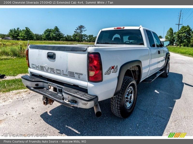 Summit White / Tan 2006 Chevrolet Silverado 2500HD LS Extended Cab 4x4