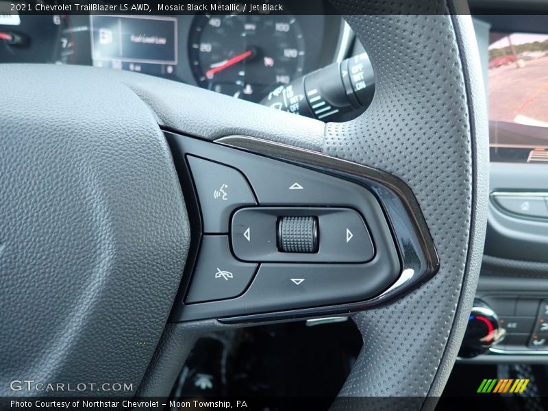 Mosaic Black Metallic / Jet Black 2021 Chevrolet TrailBlazer LS AWD