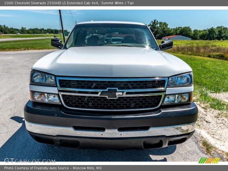 Summit White / Tan 2006 Chevrolet Silverado 2500HD LS Extended Cab 4x4