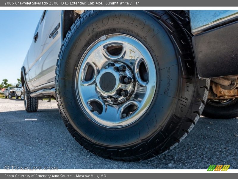 Summit White / Tan 2006 Chevrolet Silverado 2500HD LS Extended Cab 4x4