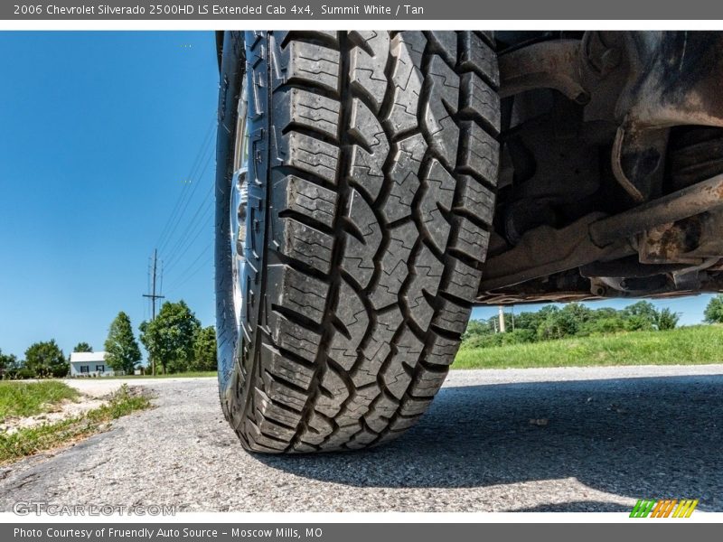 Summit White / Tan 2006 Chevrolet Silverado 2500HD LS Extended Cab 4x4