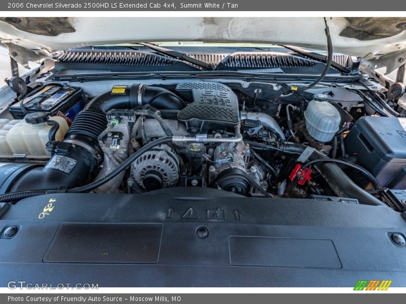 Summit White / Tan 2006 Chevrolet Silverado 2500HD LS Extended Cab 4x4
