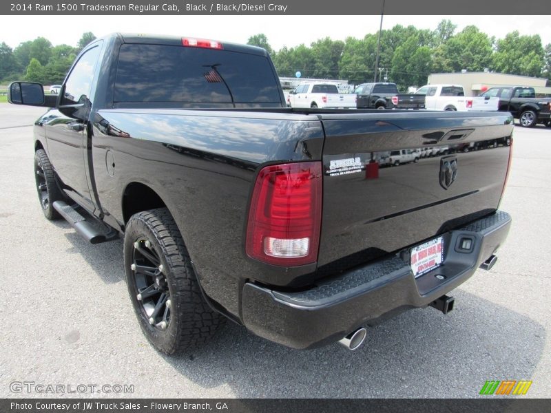 Black / Black/Diesel Gray 2014 Ram 1500 Tradesman Regular Cab