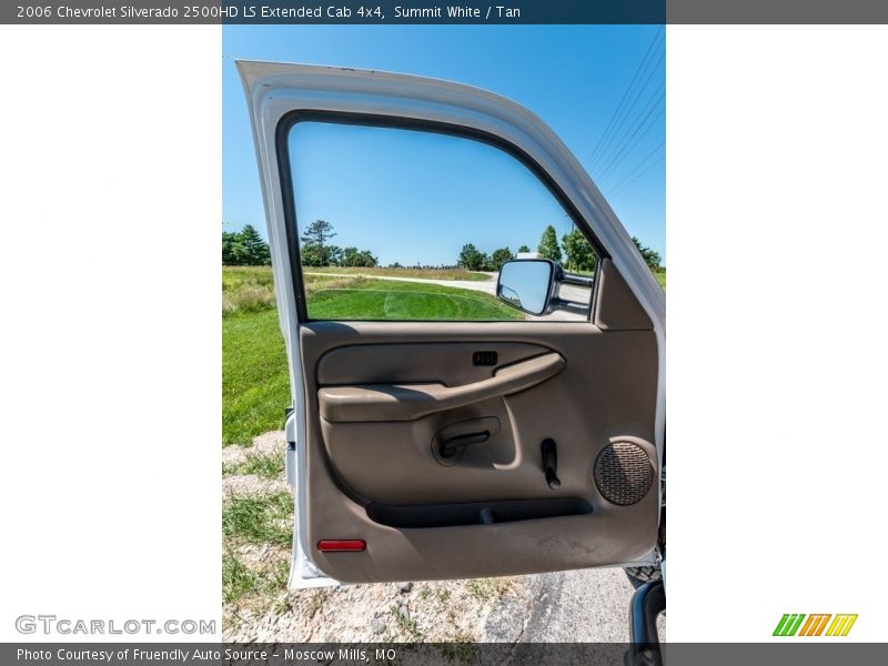 Summit White / Tan 2006 Chevrolet Silverado 2500HD LS Extended Cab 4x4