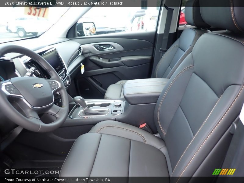 Mosaic Black Metallic / Jet Black 2020 Chevrolet Traverse LT AWD