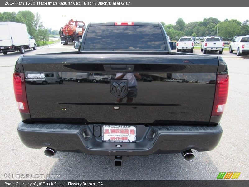 Black / Black/Diesel Gray 2014 Ram 1500 Tradesman Regular Cab