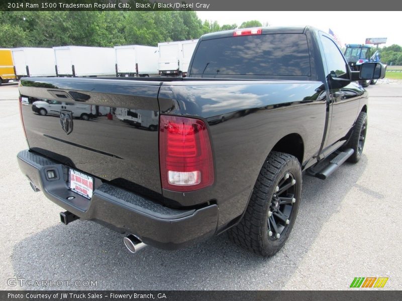 Black / Black/Diesel Gray 2014 Ram 1500 Tradesman Regular Cab