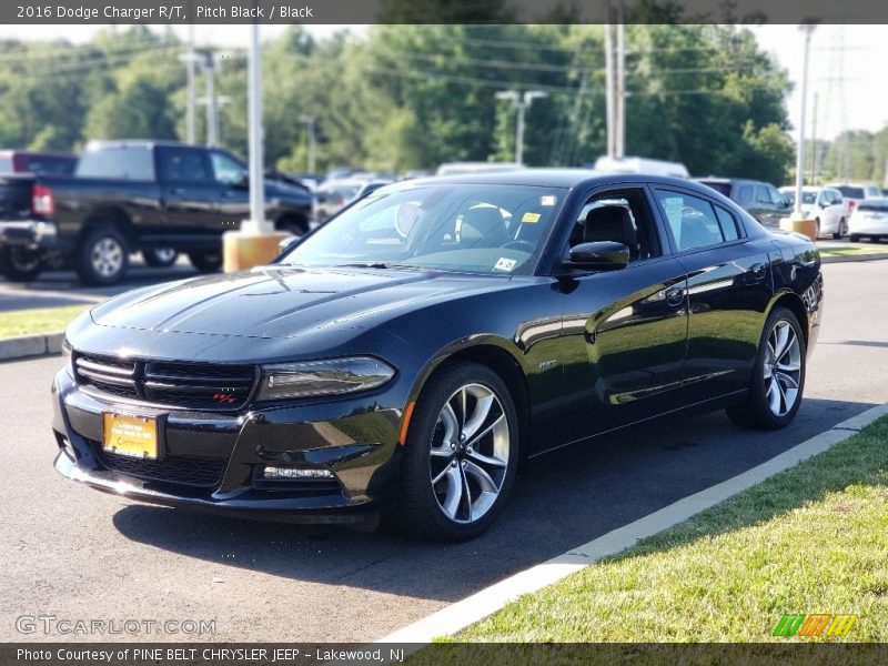 Pitch Black / Black 2016 Dodge Charger R/T