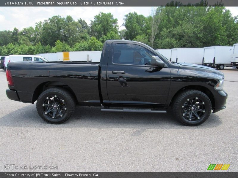 Black / Black/Diesel Gray 2014 Ram 1500 Tradesman Regular Cab