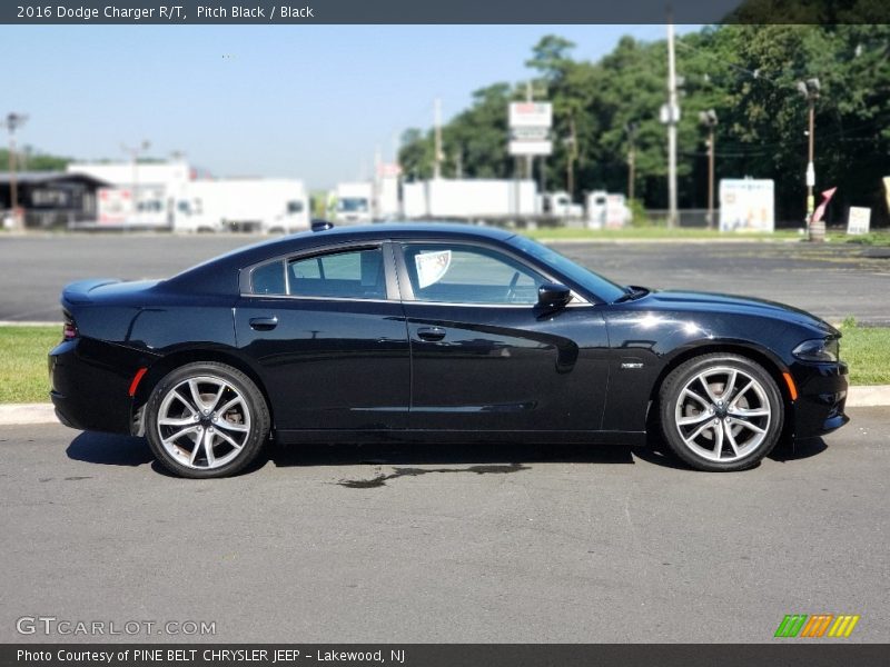 Pitch Black / Black 2016 Dodge Charger R/T