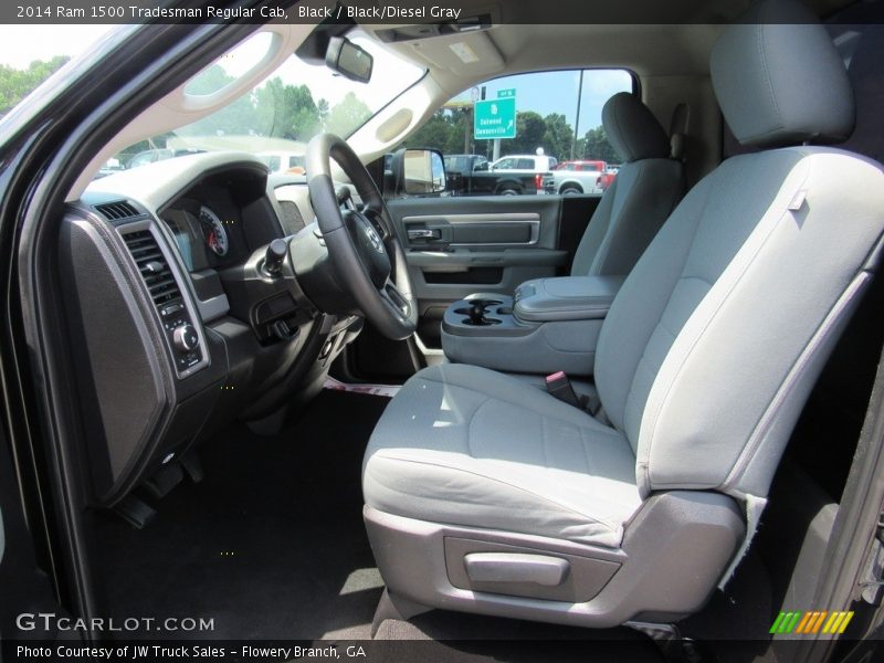 Black / Black/Diesel Gray 2014 Ram 1500 Tradesman Regular Cab