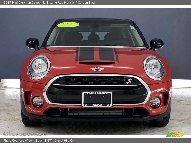 Blazing Red Metallic / Carbon Black 2017 Mini Clubman Cooper S