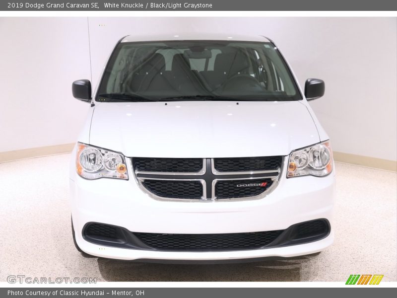 White Knuckle / Black/Light Graystone 2019 Dodge Grand Caravan SE