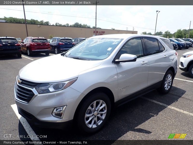 Silver Ice Metallic / Jet Black 2020 Chevrolet Equinox LT AWD