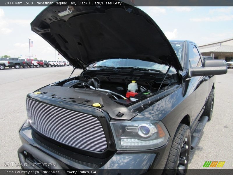 Black / Black/Diesel Gray 2014 Ram 1500 Tradesman Regular Cab