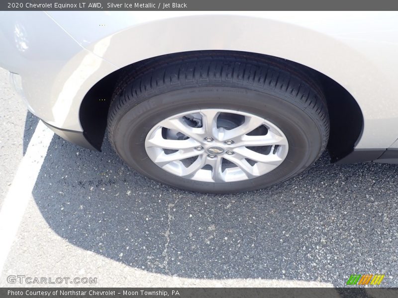 Silver Ice Metallic / Jet Black 2020 Chevrolet Equinox LT AWD