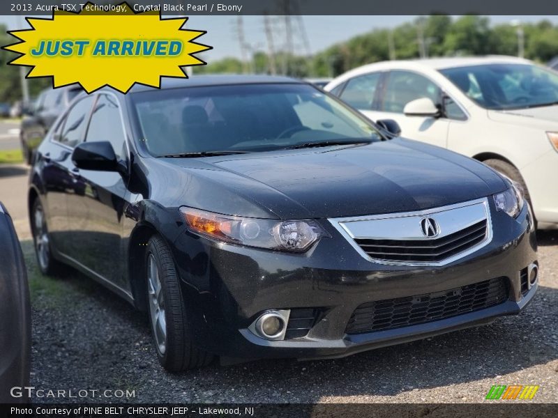 Crystal Black Pearl / Ebony 2013 Acura TSX Technology