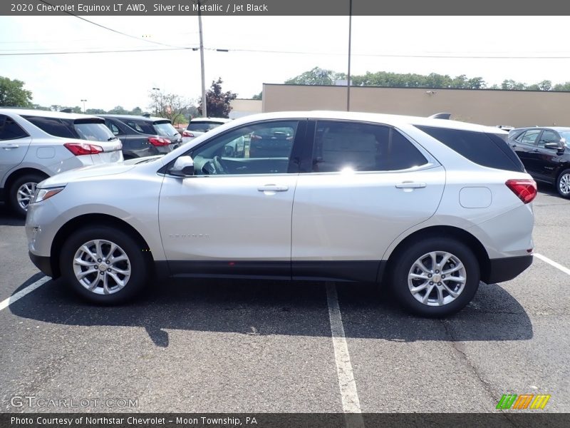 Silver Ice Metallic / Jet Black 2020 Chevrolet Equinox LT AWD