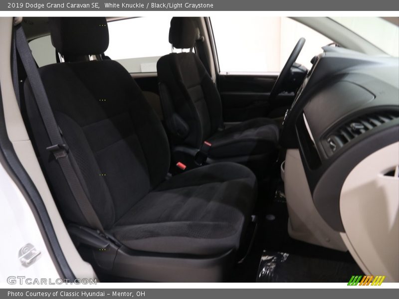 White Knuckle / Black/Light Graystone 2019 Dodge Grand Caravan SE