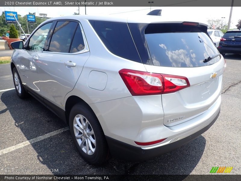 Silver Ice Metallic / Jet Black 2020 Chevrolet Equinox LT AWD