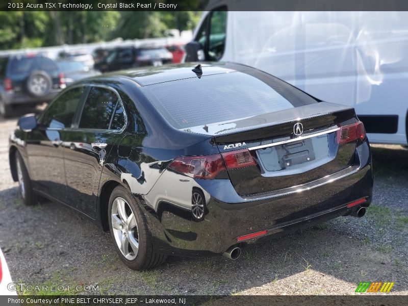Crystal Black Pearl / Ebony 2013 Acura TSX Technology