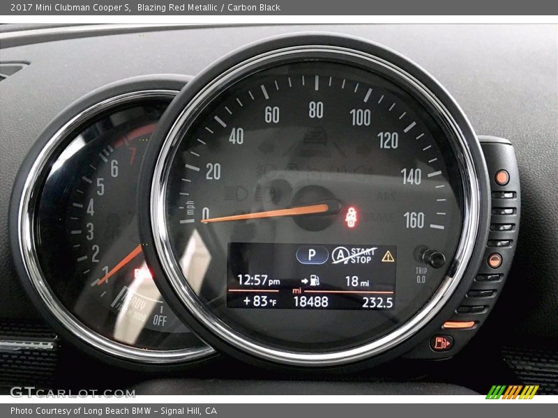 Blazing Red Metallic / Carbon Black 2017 Mini Clubman Cooper S