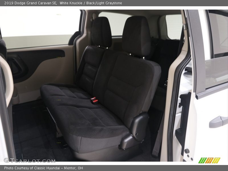 White Knuckle / Black/Light Graystone 2019 Dodge Grand Caravan SE