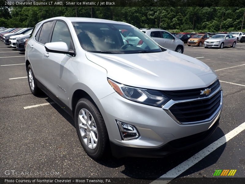 Silver Ice Metallic / Jet Black 2020 Chevrolet Equinox LT AWD