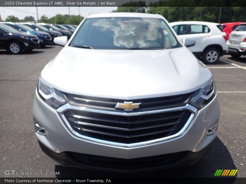 Silver Ice Metallic / Jet Black 2020 Chevrolet Equinox LT AWD